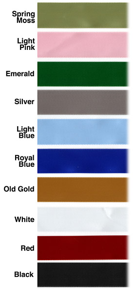 Single Face Satin Ribbon, custom your ribbon with you company name and logo.